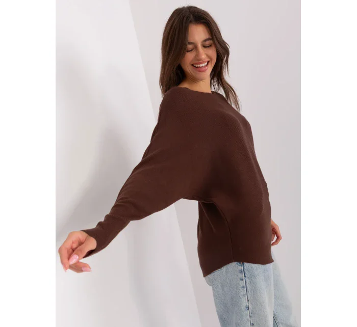 PM SW PM 3588 jumper.00X tmavě hnědá PM SW PM 3588 jumper.00X tmavě hnědá