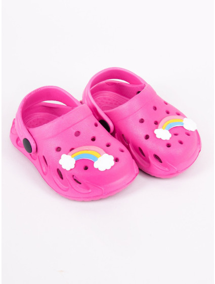 Yoclub Dívčí boty Crocs Slip-On Sandals OCR-0048G-0600 Pink