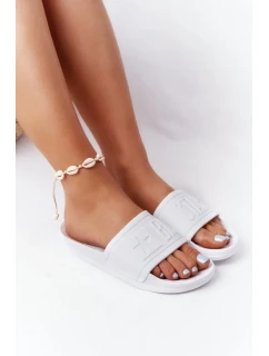 Dámské pantofle Big Star - bílé