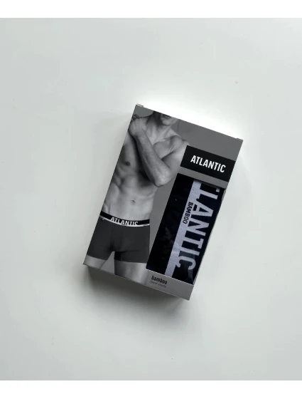 Pánské sportovní boxerky ATLANTIC - černé Pánské sportovní boxerky ATLANTIC - černé