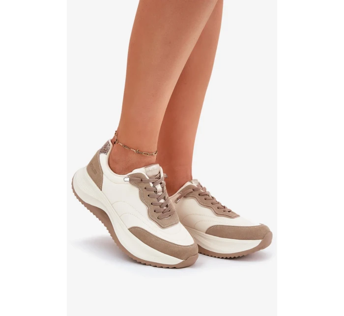 Dámské semišové tenisky na platformě Big Star HI-POLY SYSTEM – béžové Dámské semišové tenisky na platformě Big Star HI-POLY SYSTEM – béžové