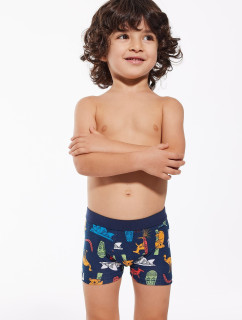 Chlapecké boxerky Young Boy  Tmavě modrá s potiskem  model 20122075 - Cornette