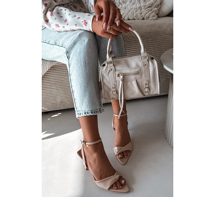 Sandály na podpatku model 226517 Step in style Sandály na podpatku model 226517 Step in style