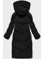 DŁUGA ZIMOWA KURTKA DAMSKA NA CZARNA model 21244934 - LHD