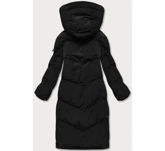 DŁUGA ZIMOWA KURTKA DAMSKA NA CZARNA model 21244934 - LHD
