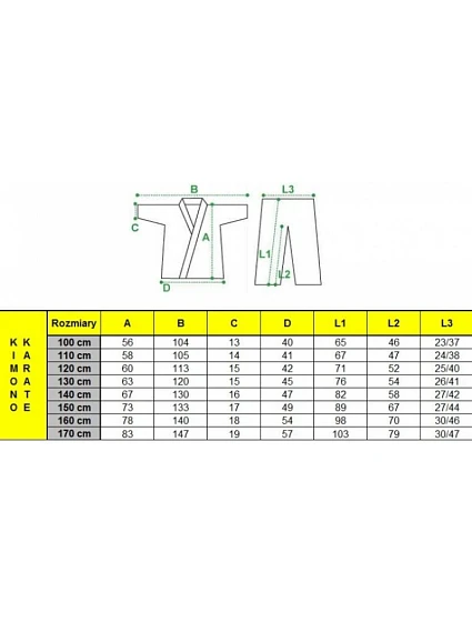karate kimono 9 oz 120 cm model 21348585 - Masters karate kimono 9 oz 120 cm model 21348585 - Masters