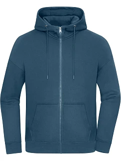 Daiber 8043 Těžká unisex oversize mikina s kapucí 02.8043 dusty blue