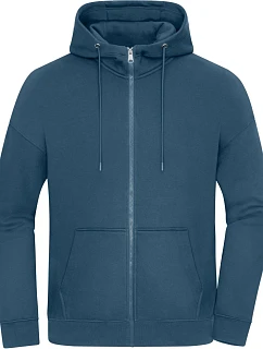 Daiber 8043 Těžká unisex oversize mikina s kapucí 02.8043 dusty blue
