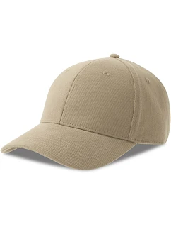 6 panelová kšiltovka z těžké bavlny khaki model 22450293 - Atlantis Headwear