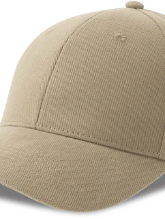 Atlantis Headwear Pilot-S 6 panelová kšiltovka z těžké bavlny 33.0273 khaki