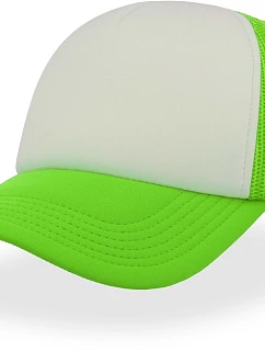 Atlantis Headwear Rapper 5 panelová síťovaná kšiltovka 33.2070 green fluo