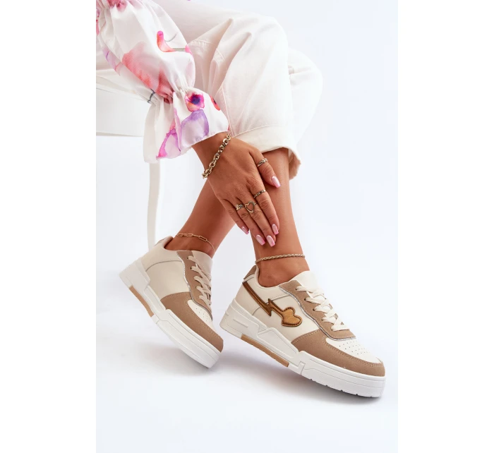 Dámské tenisky na platformě béžové Zeparine Dámské tenisky na platformě béžové Zeparine