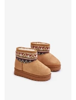 Dětské Boty S Zateplené Kožíškem Camel model 21678519 - Boto Dětské Boty S Zateplené Kožíškem Camel model 21678519 - Boto