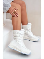 Dámské Sněhule Big Star model 21680182 Bílé - Big Star Shoes Dámské Sněhule Big Star model 21680182 Bílé - Big Star Shoes