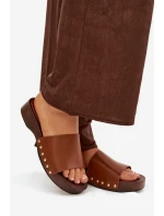 Dámské pantofle s přezkami Camel Terissa