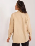 Koszula BA KS model 21091672 beżowy - FPrice Koszula BA KS model 21091672 beżowy - FPrice