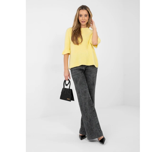 Jumper MI SW 1901.66 světle žlutý Jumper MI SW 1901.66 světle žlutý