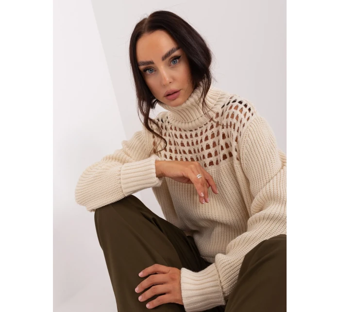 Jumper TO SW 1909.11X světle béžová