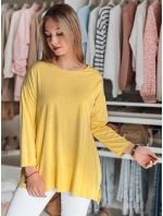 Dámská máslová halenka oversize s přívěskem žlutá Dstreet model 21985734 - FashionStreet