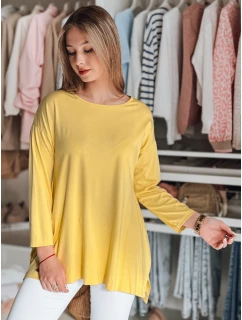 Dámská máslová halenka oversize s přívěskem žlutá Dstreet model 21985734 - FashionStreet