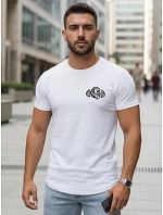 Koszulka męska z nadrukiem biała model 22156935 - FashionStreet