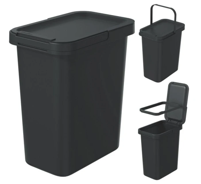 KOŠ 12 L SYSTEMA SORTIBOX BLACK RECYCLING