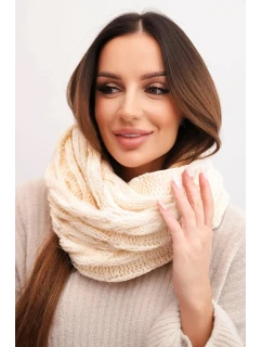 Komin dámský vlněný měkký šátek na fialový model 21865160 - K-Fashion