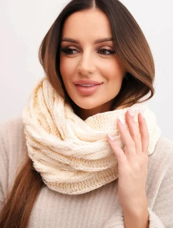 Komin dámský vlněný měkký šátek na  fialový model 21865160 - K-Fashion