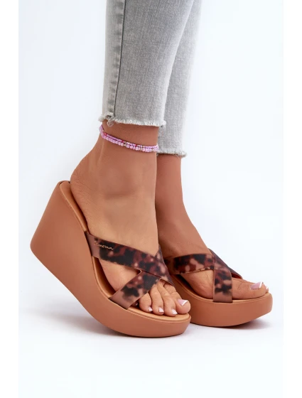 Dámské sandály na klíně 83520 Ipanema High Fashion Slide Fem Hnědé Dámské sandály na klíně 83520 Ipanema High Fashion Slide Fem Hnědé