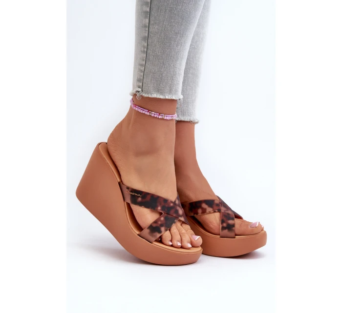 Dámské sandály na klíně 83520 Ipanema High Fashion Slide Fem Hnědé Dámské sandály na klíně 83520 Ipanema High Fashion Slide Fem Hnědé