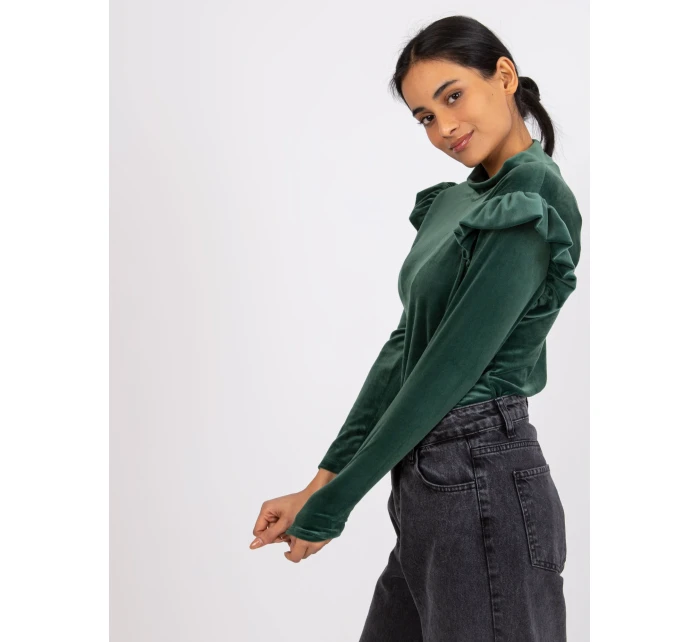 Halenka DHJ BZ 6533B.85 tmavě zelená