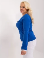 Bluzka RV BZ model 21271977 kobaltowy - FPrice Bluzka RV BZ model 21271977 kobaltowy - FPrice