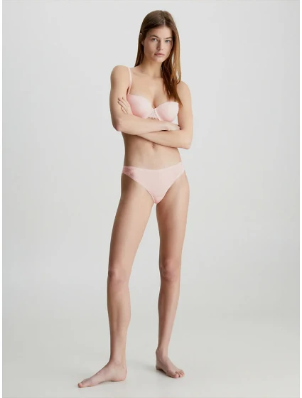 Dámské kalhotky brazilky světle růžová model 19455920 - Calvin Klein Dámské kalhotky brazilky světle růžová model 19455920 - Calvin Klein