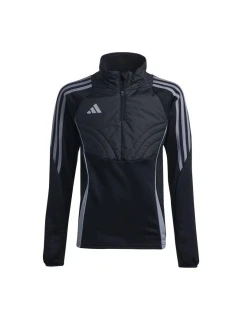 Junior sport mikina Tiro 24 Winter Jr IM9970 Černá vzor - Adidas