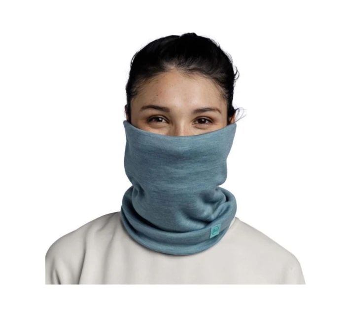 BUFF Multifunkční popruh MERINO HEAVYWEIGHT NECK WARMER SOLID POOL