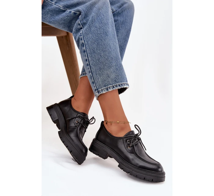 Dámské polobotky z eko kůže černé Adrelle Dámské polobotky z eko kůže černé Adrelle