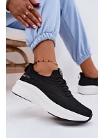 Materiálové Sportovní Boty Dámské SlipOn  Černé model 22133431 - Kobbo