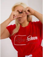 Sukienka RV SK model 19920691 czerwony - FPrice Sukienka RV SK model 19920691 czerwony - FPrice