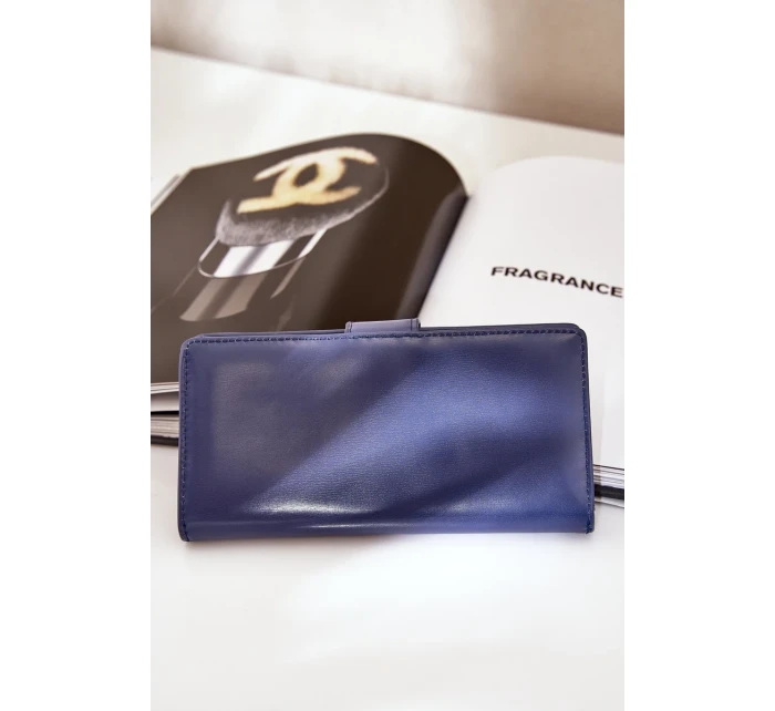 Dámská peněženka z eko kůže modrá Kalinessa Dámská peněženka z eko kůže modrá Kalinessa