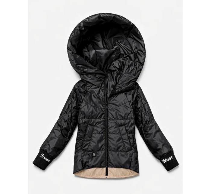 Damska kurtka ze Goodlookin czarna model 22026328 - S'WEST Damska kurtka ze Goodlookin czarna model 22026328 - S'WEST