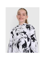 Dívčí mikina s kapucí model 21816956 - 4F Dívčí mikina s kapucí model 21816956 - 4F