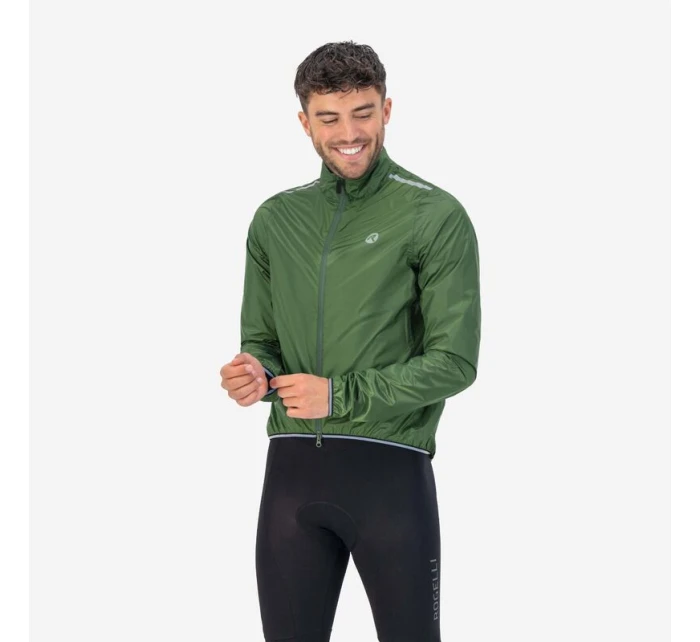 Rogelli bunda do deště ESSENTIAL zelená XL