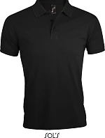 SOL'S Prime Men Pánské piqué polo z těžké bavlny 25.0571 black