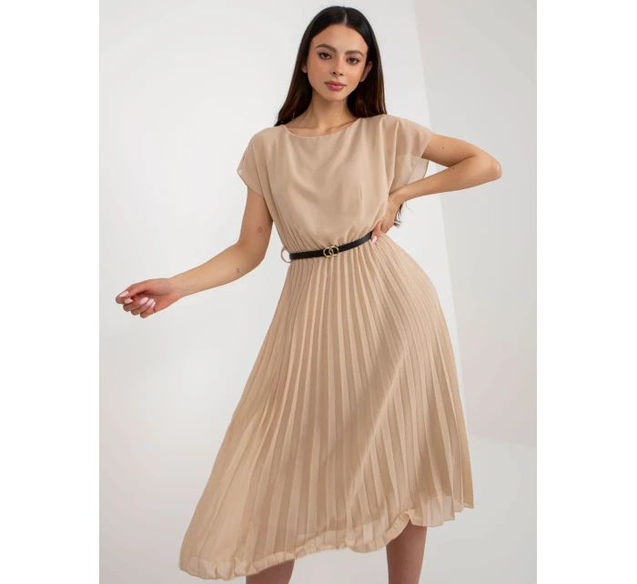 Šaty DHJ SK  béžová model 18426570 - FPrice