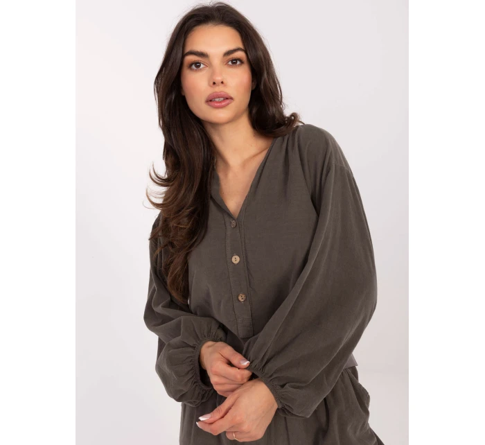 Koszula IT KS model 21722844 ciemny khaki - FPrice