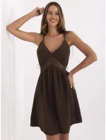 Šaty MI SK 62170.97 hnědé