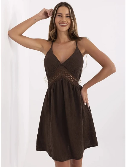 Šaty MI SK 62170.97 hnědé