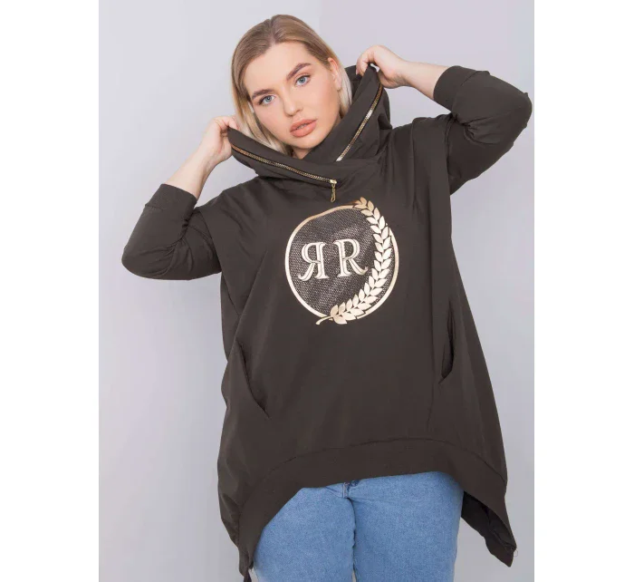 Mikina RV BL 6464.46P tmavá khaki