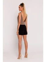 model 19660579 Šortky se záhyby černé - Moe model 19660579 Šortky se záhyby černé - Moe