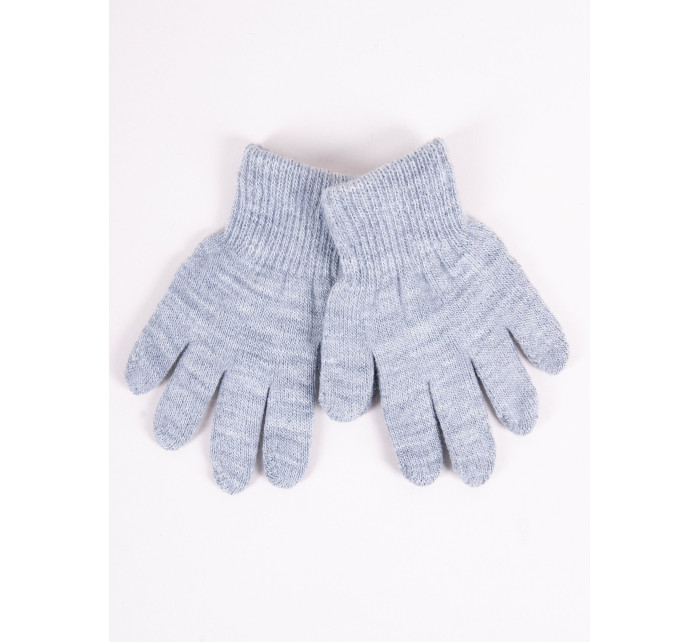 Dětské základní rukavice model 17961995 Grey - Yoclub
